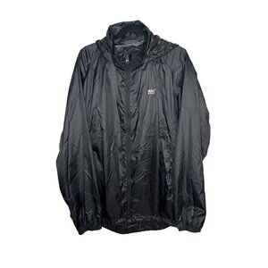 Mac In A Sac Jacket 2XL XXL Euro 48 Black Rain Jacket Packable Into Itself Z